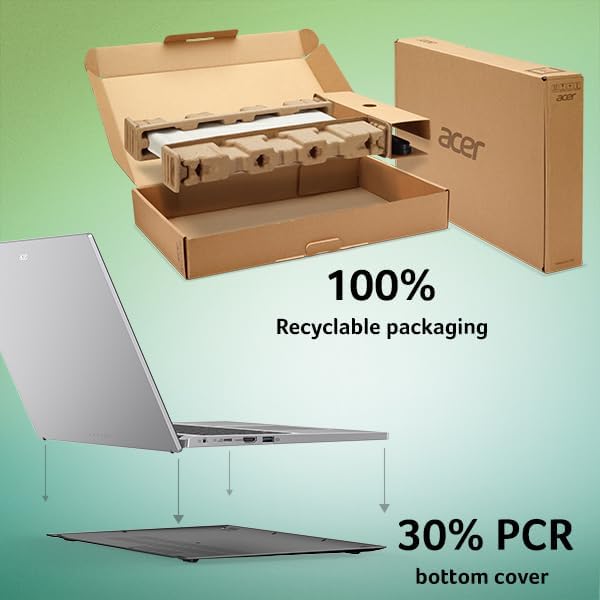 Acer Aspire 3 A315-24P-R7VH Slim Laptop | 15.6" Full HD IPS Display | AMD Ryzen 3 7320U Quad-Core Processor | AMD Radeon Graphics | 8GB LPDDR5 | 128GB NVMe SSD | Wi-Fi 6 | Windows 11 Home in S Mode