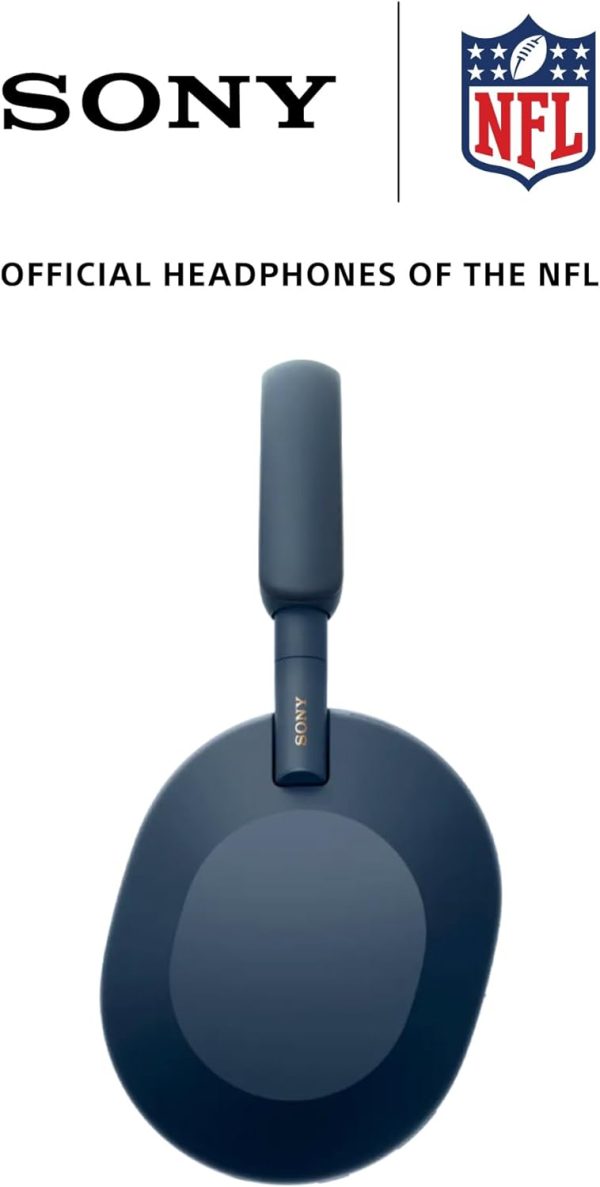 Sony WH-1000XM5 Premium Noise Canceling Headphones, Auto NC Optimizer, 30-Hour Battery, Alexa Voice Control, Midnight Blue