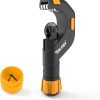 TOLESA Pipe Cutter Tool 3/16-2 Inch(5-50mm) Heavy Duty Metal Pipe Cutter With Deburring Tool Pipe Reamer Sharp Copper Tube Cutter Speed Cutting Tubing Cutter For Stainless Steel Aluminum Brass Pipe