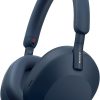 Sony WH-1000XM5 Premium Noise Canceling Headphones, Auto NC Optimizer, 30-Hour Battery, Alexa Voice Control, Midnight Blue