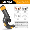 TOLESA Pipe Cutter Tool 3/16-2 Inch(5-50mm) Heavy Duty Metal Pipe Cutter With Deburring Tool Pipe Reamer Sharp Copper Tube Cutter Speed Cutting Tubing Cutter For Stainless Steel Aluminum Brass Pipe