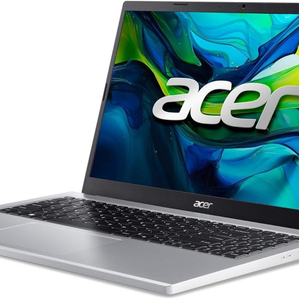 Acer Aspire 3 A315-24P-R7VH Slim Laptop | 15.6" Full HD IPS Display | AMD Ryzen 3 7320U Quad-Core Processor | AMD Radeon Graphics | 8GB LPDDR5 | 128GB NVMe SSD | Wi-Fi 6 | Windows 11 Home in S Mode