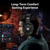 A36 Gaming Headset with Microphone for Pc, Xbox One Series X/s, Ps4, Ps5, Switch, Stereo Wired Noise Cancelling Over-Ear Headphones with Mic for Computer, Laptop, Mac, Nintendo, Gamer (Blue)