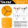 TOLESA Pipe Cutter Tool 3/16-2 Inch(5-50mm) Heavy Duty Metal Pipe Cutter With Deburring Tool Pipe Reamer Sharp Copper Tube Cutter Speed Cutting Tubing Cutter For Stainless Steel Aluminum Brass Pipe
