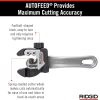 RIDGID 32573 Model 118 2-in-1 Close Quarters AUTOFEED 1/4" to 1-1/8" Metal Tubing Compact Cutter, Silver/Black