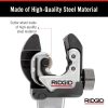 RIDGID 32573 Model 118 2-in-1 Close Quarters AUTOFEED 1/4" to 1-1/8" Metal Tubing Compact Cutter, Silver/Black