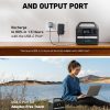 Anker 521 Portable Power Station Upgraded with LiFePO4 Battery, 256Wh 6-Port PowerHouse, 300W (Peak 600W) Solar Generator (Solar Panel Optional), 2 AC Outlets, 60W USB-C PD Output, Outdoor Generator